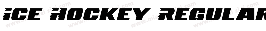 Ice Hockey Regular字体转换